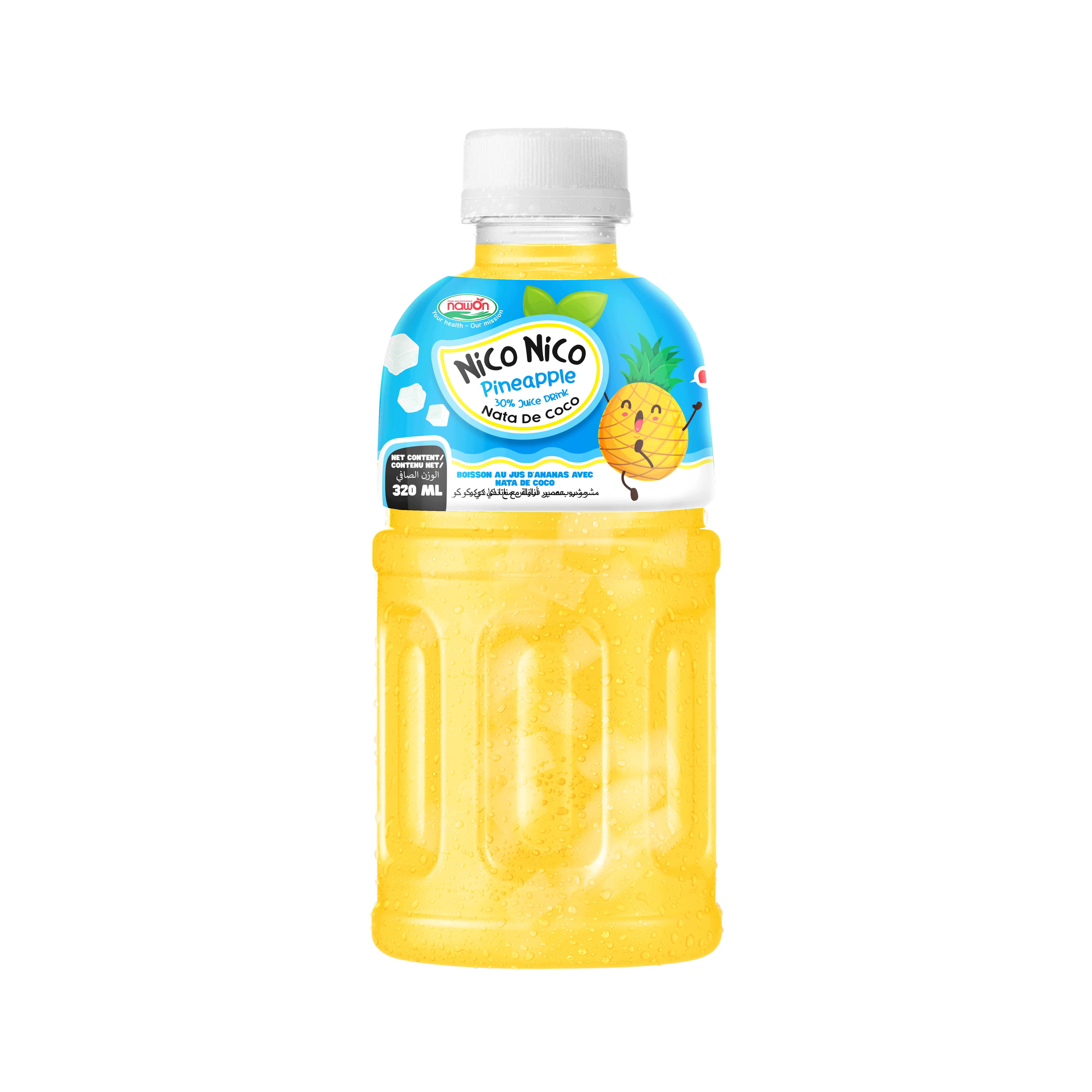 Nico Nico Pineapple Juice With Nata De Coco