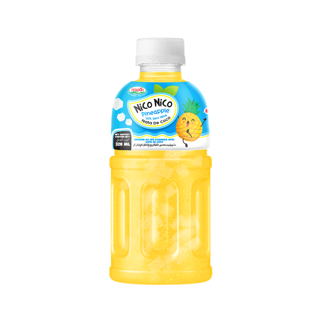 Pineapple Juice With Nata De Coco jelly