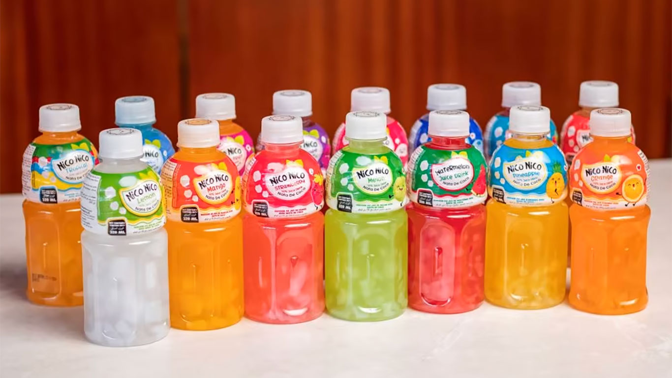 Nata de coco erdbeer getrank (5)