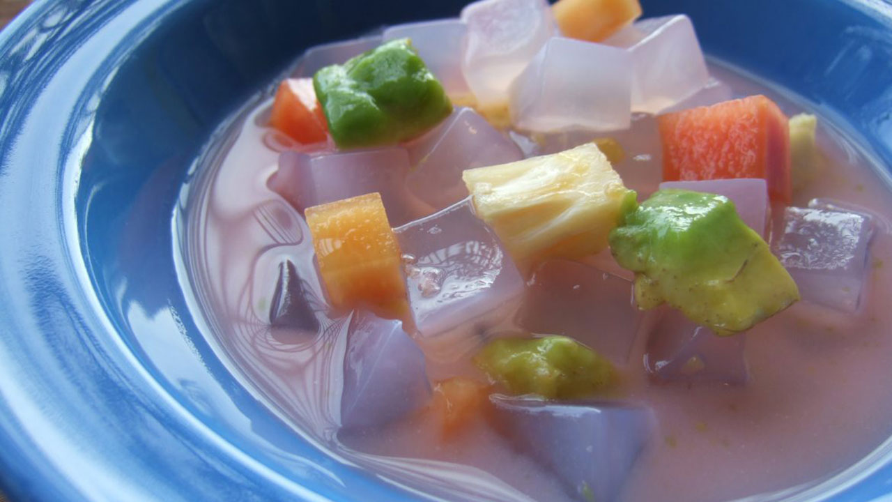 Nata de coco in cuisine