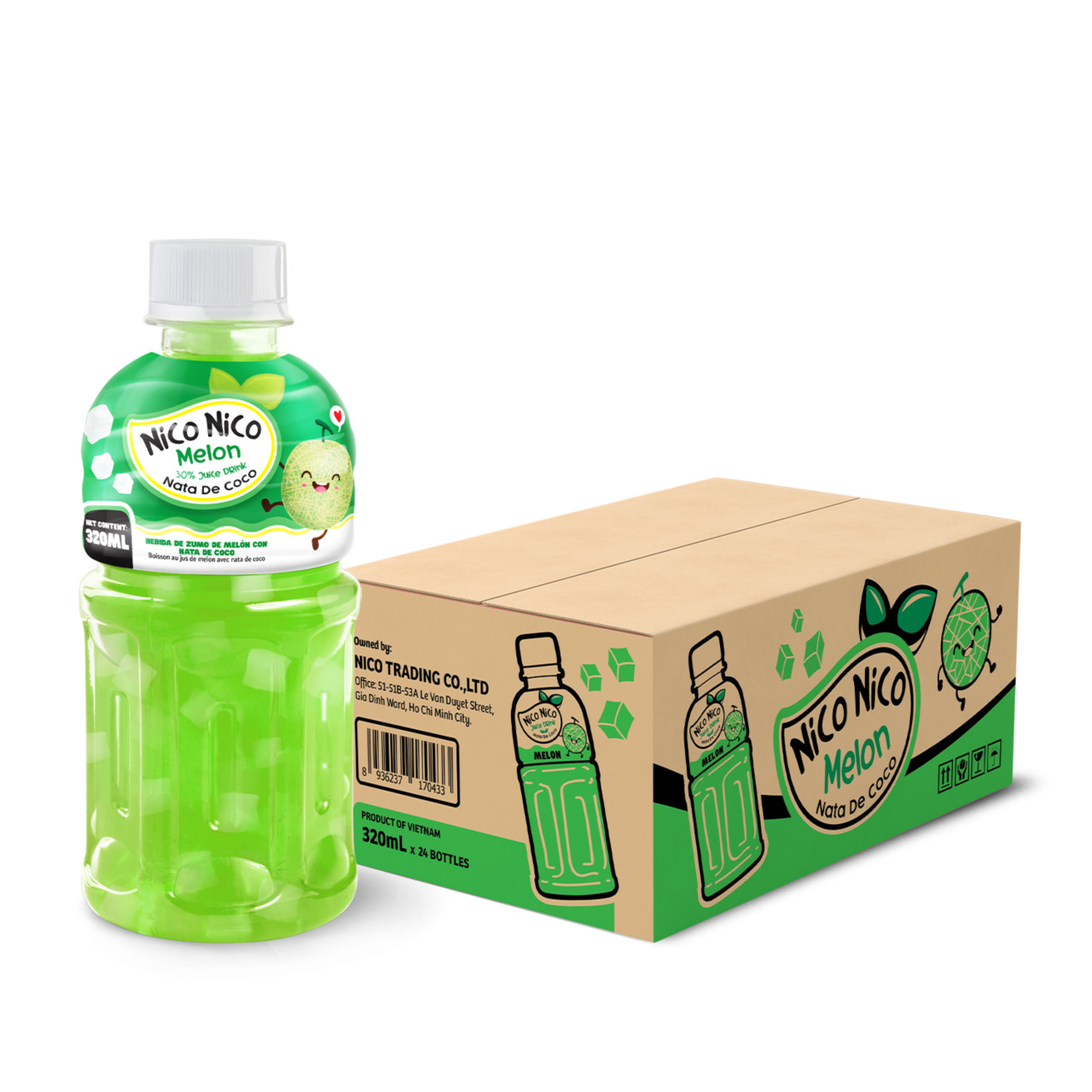 Bottle 320ml 10 83 fl oz fresh melon juice with nata de coco jelly (5)