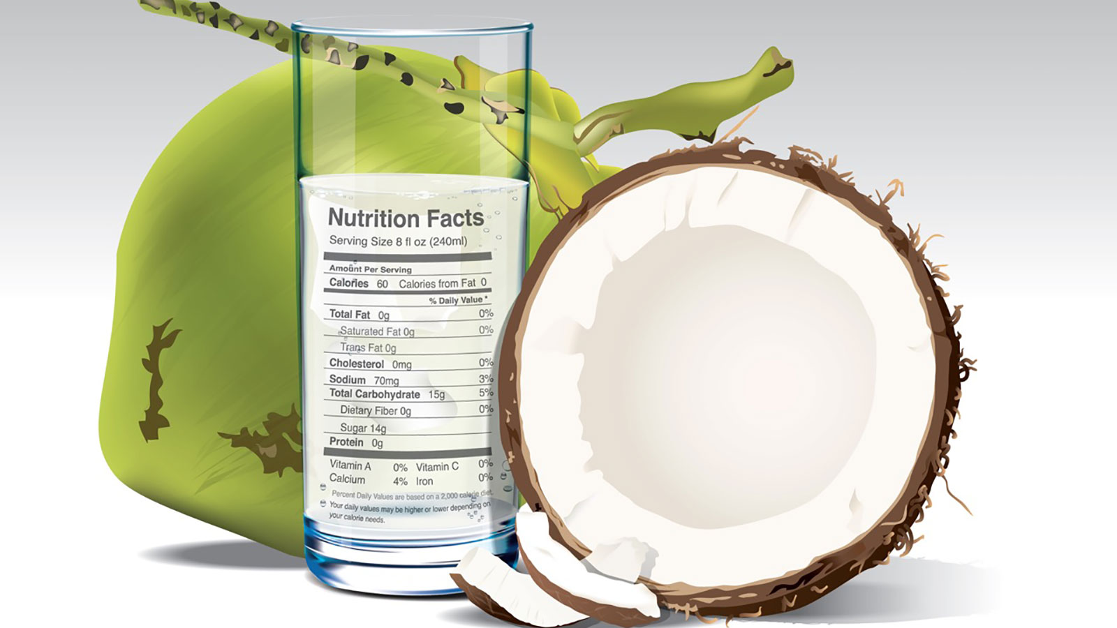Coconut jelly calories