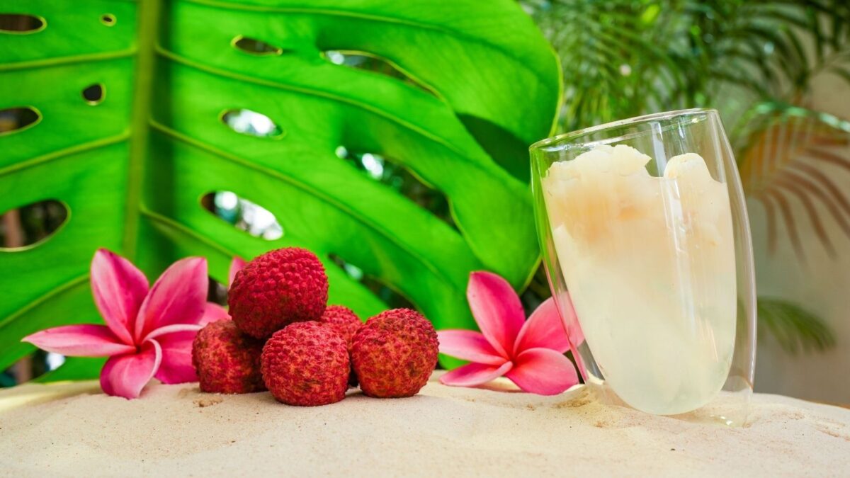 Kokosnuss-Gelee mit gelatine