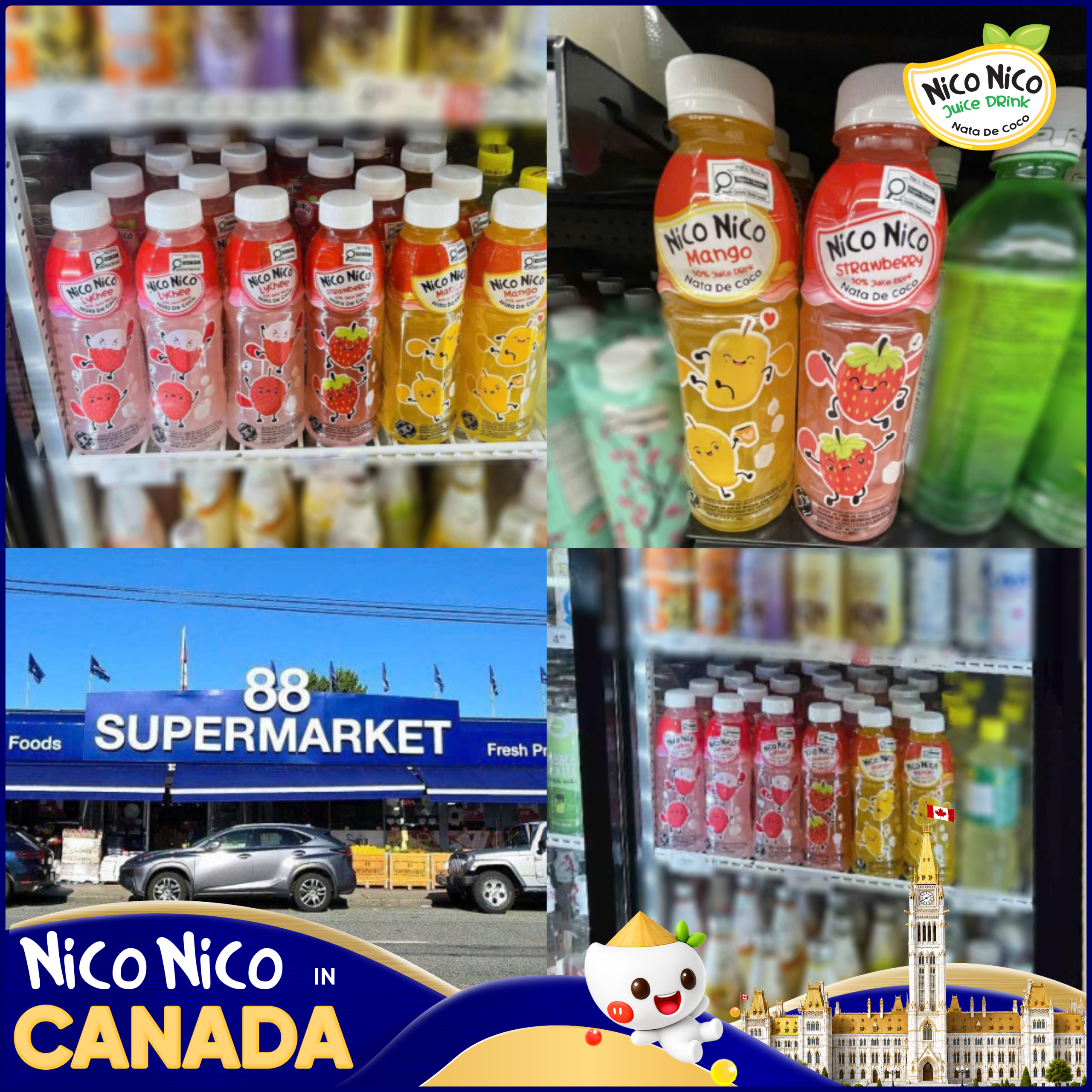 Nico products in store - Canada