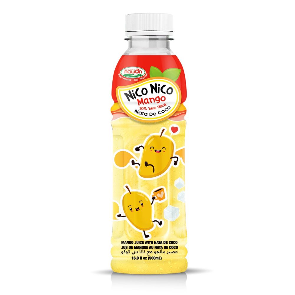 Nico Nico Mango Juice With Nata De Coco | 500ml